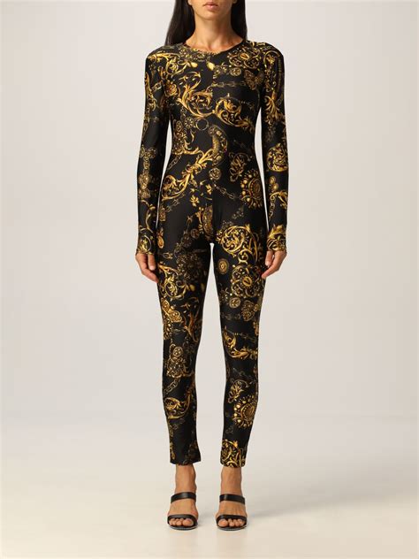 versace print jumpsuit womens|Versace jumpsuit men.